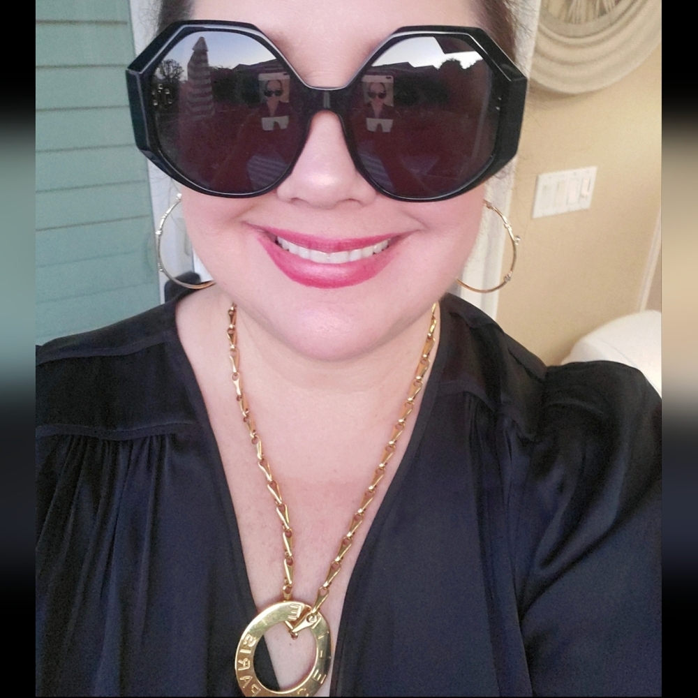 Celine Gold Chain Pendant Necklace LF - Picture 4 of 6